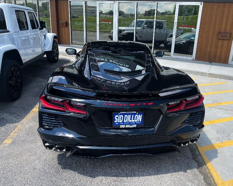 Black-Corvette-Rear-Performance-Auto-Spa